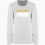 Bishop Heelan Crusaders BSN SPORTS Women's Phenom Long Sleeve T-Shirt Front Thumbnail