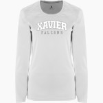 Xavier Falcons BSN SPORTS Women's Phenom Long Sleeve T-Shirt Front Thumbnail