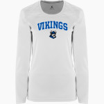 Lakeland Christian Vikings BSN SPORTS Women's Phenom Long Sleeve T-Shirt Front Thumbnail