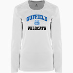 Suffield Wildcats BSN SPORTS Women's Phenom Long Sleeve T-Shirt Front Thumbnail