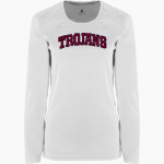North Crawford Trojans <span class="pdp-name-mascot">North Crawford Trojans</span> BSN SPORTS Women's Phenom Long Sleeve T-Shirt Front Thumbnail