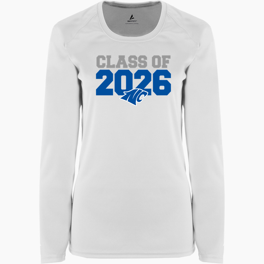 North Crowley Panthers <span class="pdp-name-mascot">North Crowley High School Panthers</span> BSN SPORTS Women's Phenom Long Sleeve T-Shirt