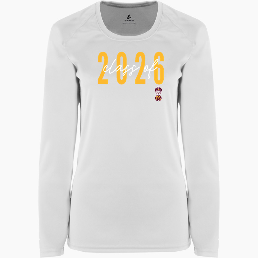 MINOT HIGH SCHOOL MAGICIANS <span class="pdp-name-mascot">MINOT MAGICIANS</span> BSN SPORTS Women's Phenom Long Sleeve T-Shirt