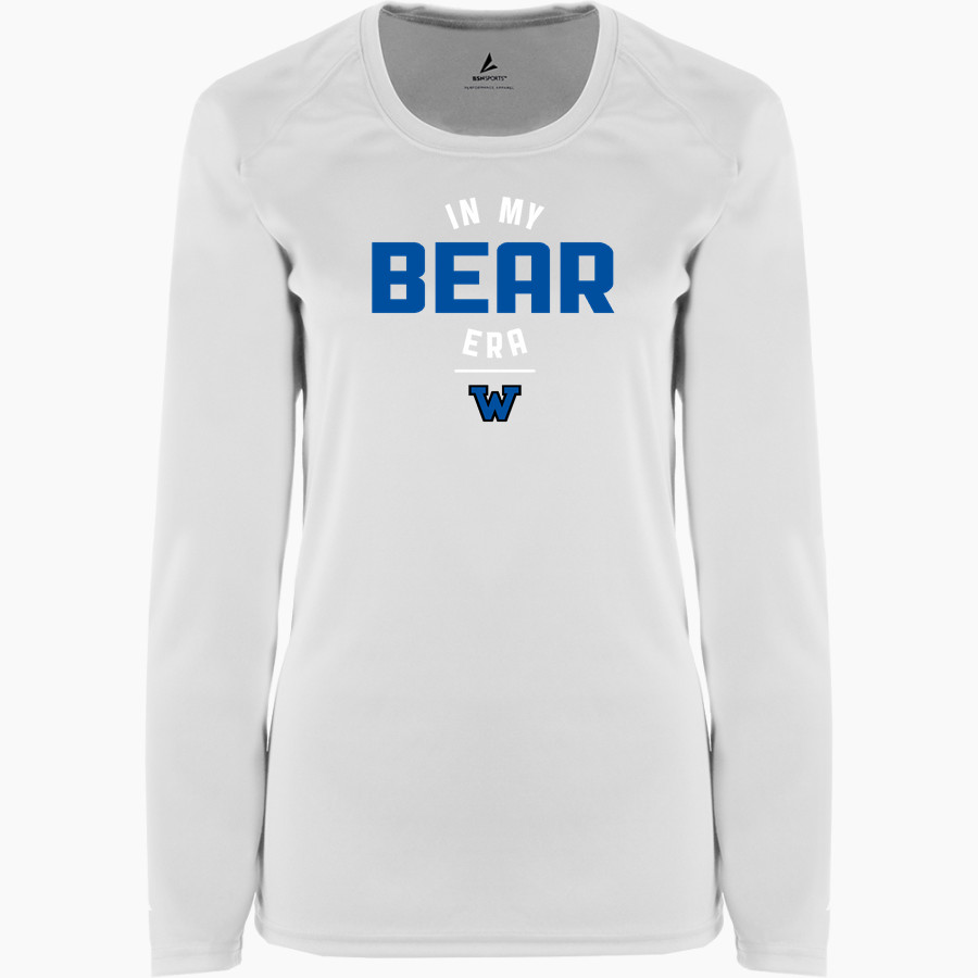 WINNISQUAM HIGH SCHOOL BEARS BSN SPORTS Women's Phenom Long Sleeve T-Shirt