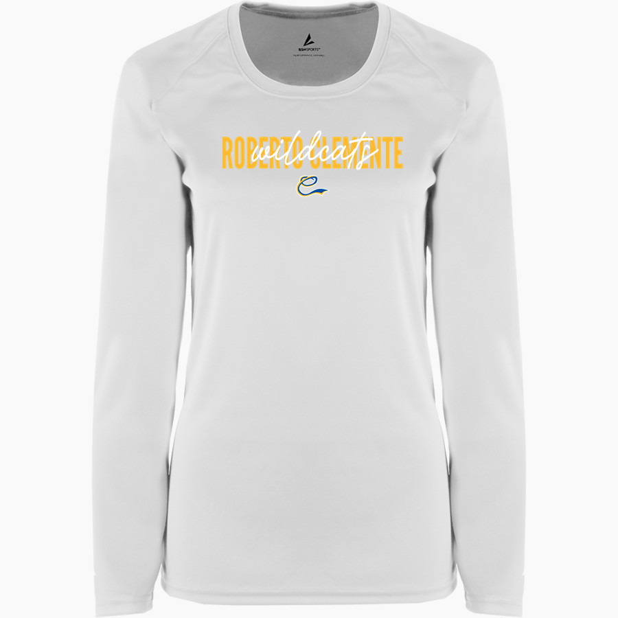 ROBERTO CLEMENTE HIGH SCHOOL WILDCATS <span class="pdp-name-mascot">ROBERTO CLEMENTE WILDCATS</span> BSN SPORTS Women's Phenom Long Sleeve T-Shirt