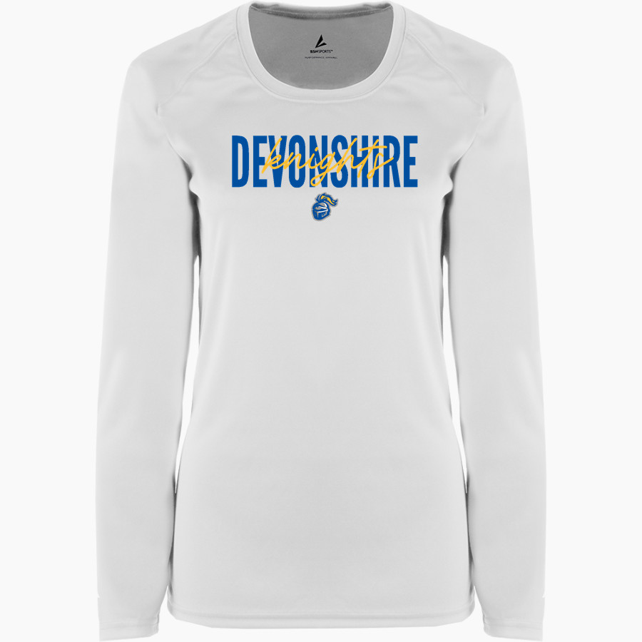 Devonshire Knights BSN SPORTS Women's Phenom Long Sleeve T-Shirt