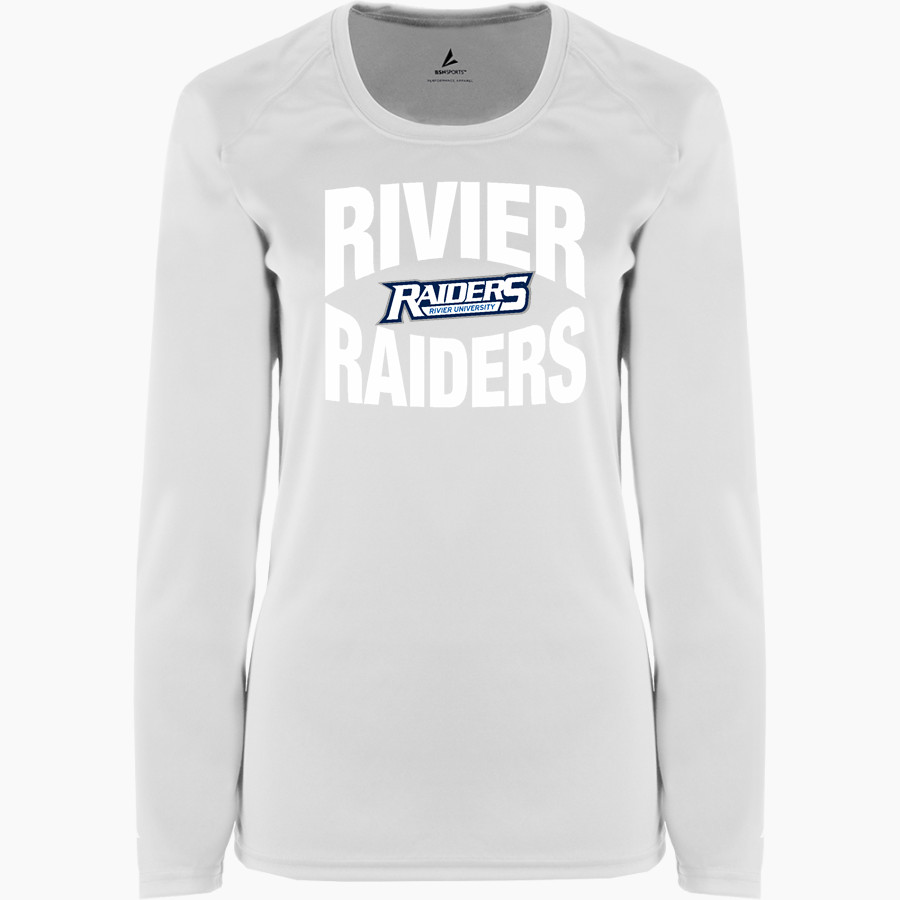 Rivier University Official Store of the Raiders <span class="pdp-name-mascot">Rivier University Raiders</span> BSN SPORTS Women's Phenom Long Sleeve T-Shirt