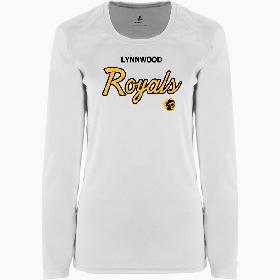 LYNNWOOD HIGH SCHOOL ROYALS <span class="pdp-name-mascot">LYNNWOOD ROYALS</span> BSN SPORTS Women's Phenom Long Sleeve T-Shirt