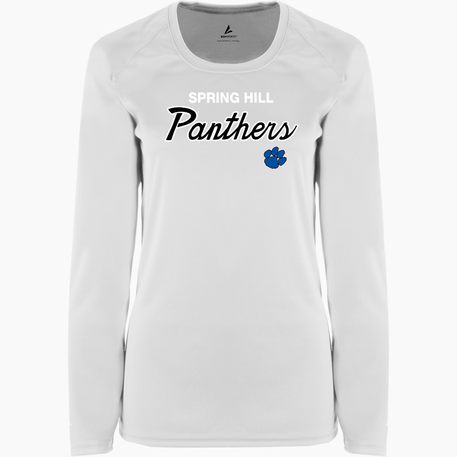 Spring Hill Panthers <span class="pdp-name-mascot">Spring Hill Panthers</span> BSN SPORTS Women's Phenom Long Sleeve T-Shirt