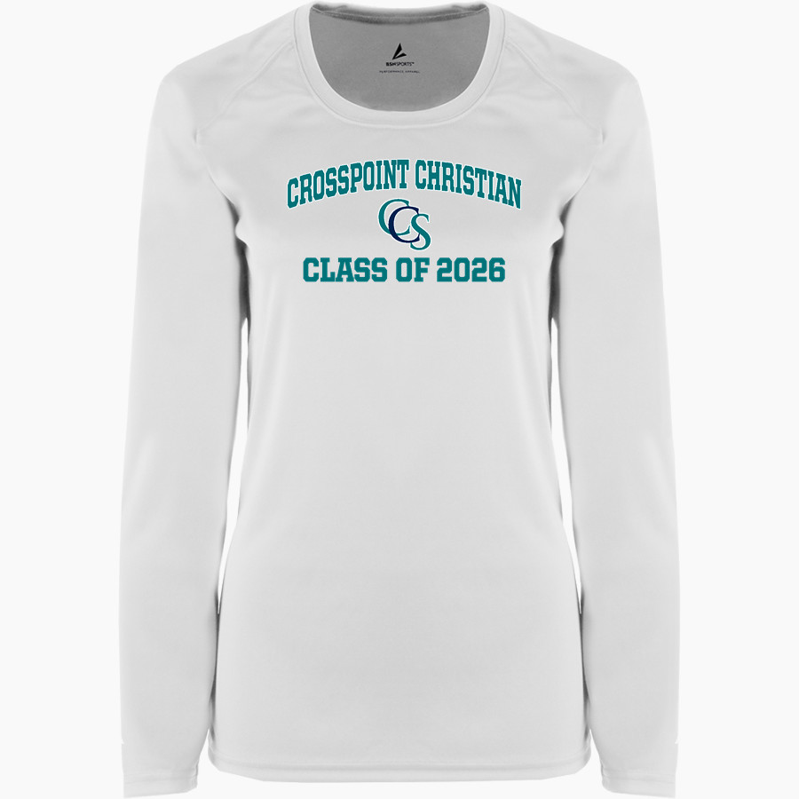 Crosspoint Christian Warriors <span class="pdp-name-mascot">Crosspoint Christian Warriors</span> BSN SPORTS Women's Phenom Long Sleeve T-Shirt