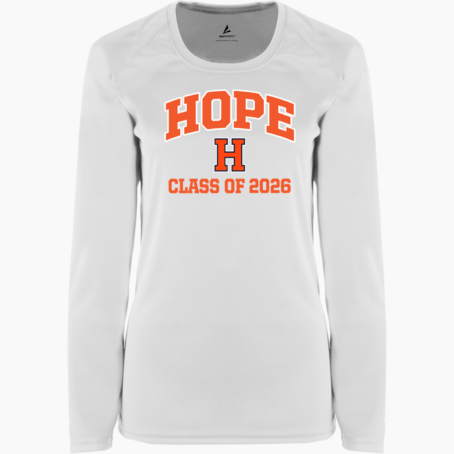 Hope College Online Athletics Store <span class="pdp-name-mascot">Hope Flying Dutch</span> BSN SPORTS Women's Phenom Long Sleeve T-Shirt