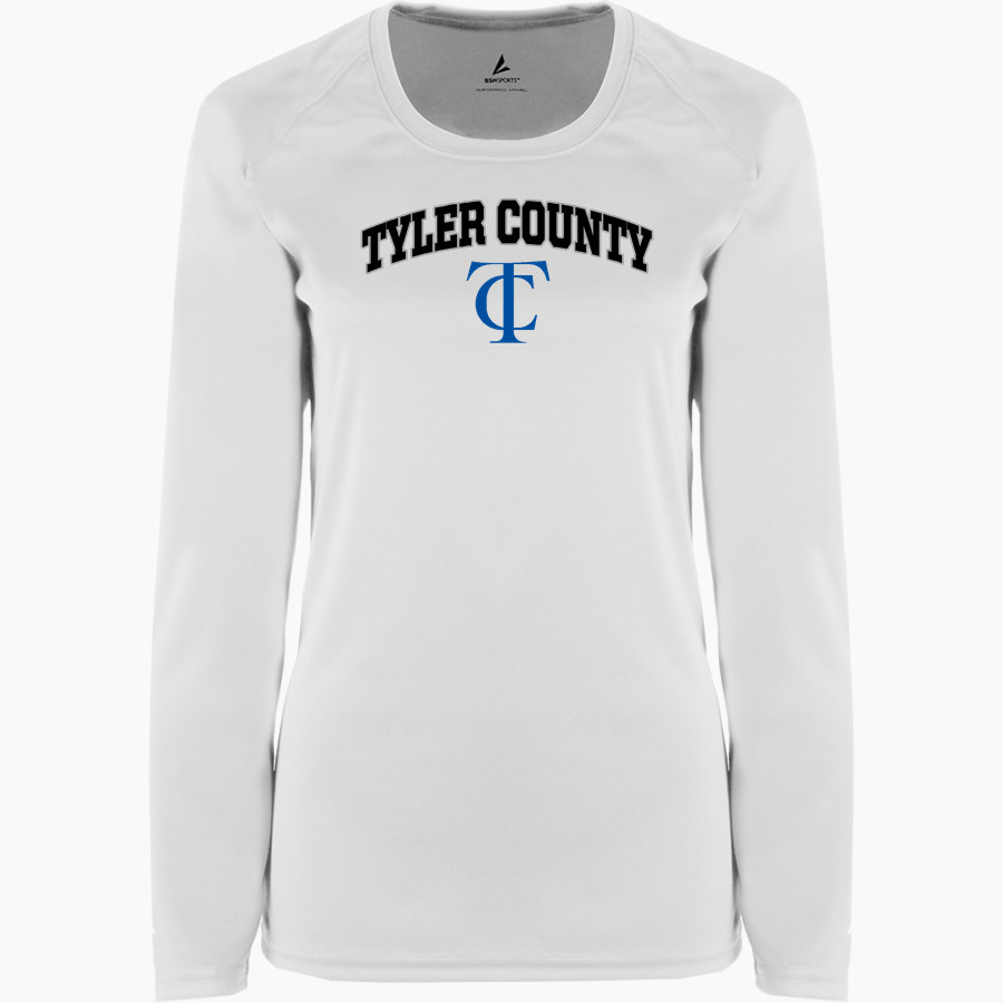 Tyler County Silver Knights <span class="pdp-name-mascot">Tyler County Silver Knights</span> BSN SPORTS Women's Phenom Long Sleeve T-Shirt