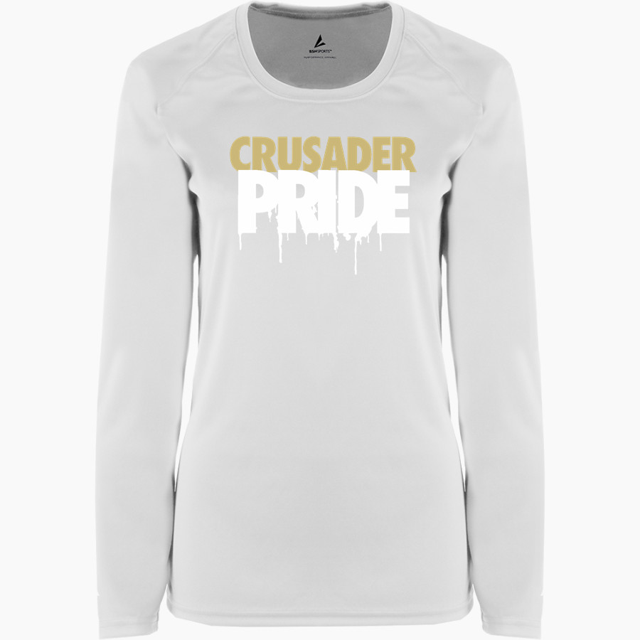 Bishop Heelan Crusaders BSN SPORTS Women's Phenom Long Sleeve T-Shirt