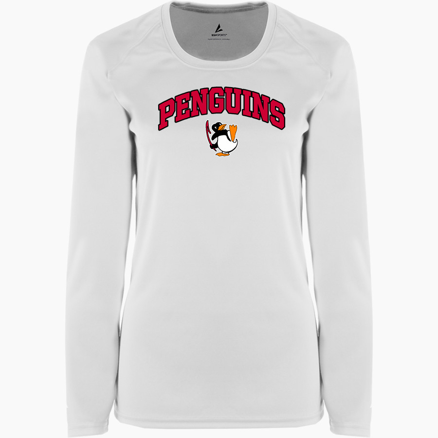 TRI-COUNTY HIGH SCHOOL PENGUINS <span class="pdp-name-mascot">TRI - COUNTY PENGUINS</span> BSN SPORTS Women's Phenom Long Sleeve T-Shirt