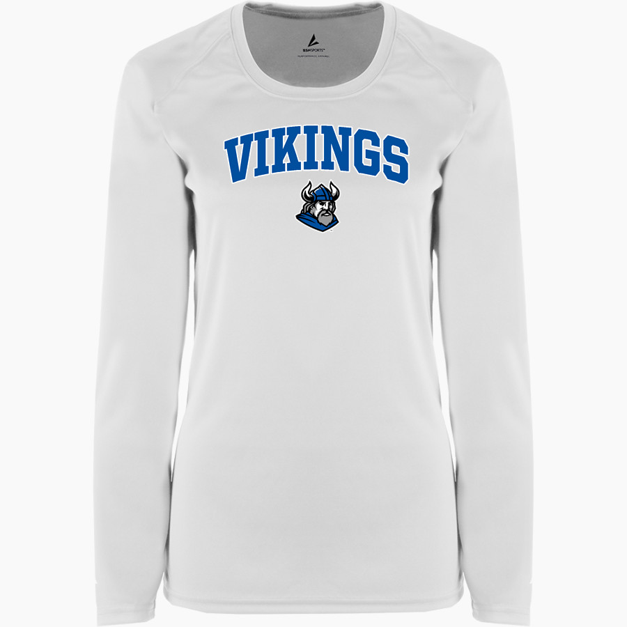 Lakeland Christian Vikings BSN SPORTS Women's Phenom Long Sleeve T-Shirt