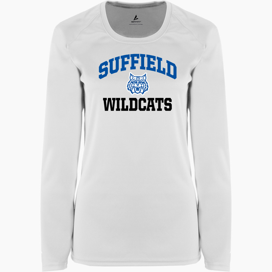 Suffield Wildcats BSN SPORTS Women's Phenom Long Sleeve T-Shirt