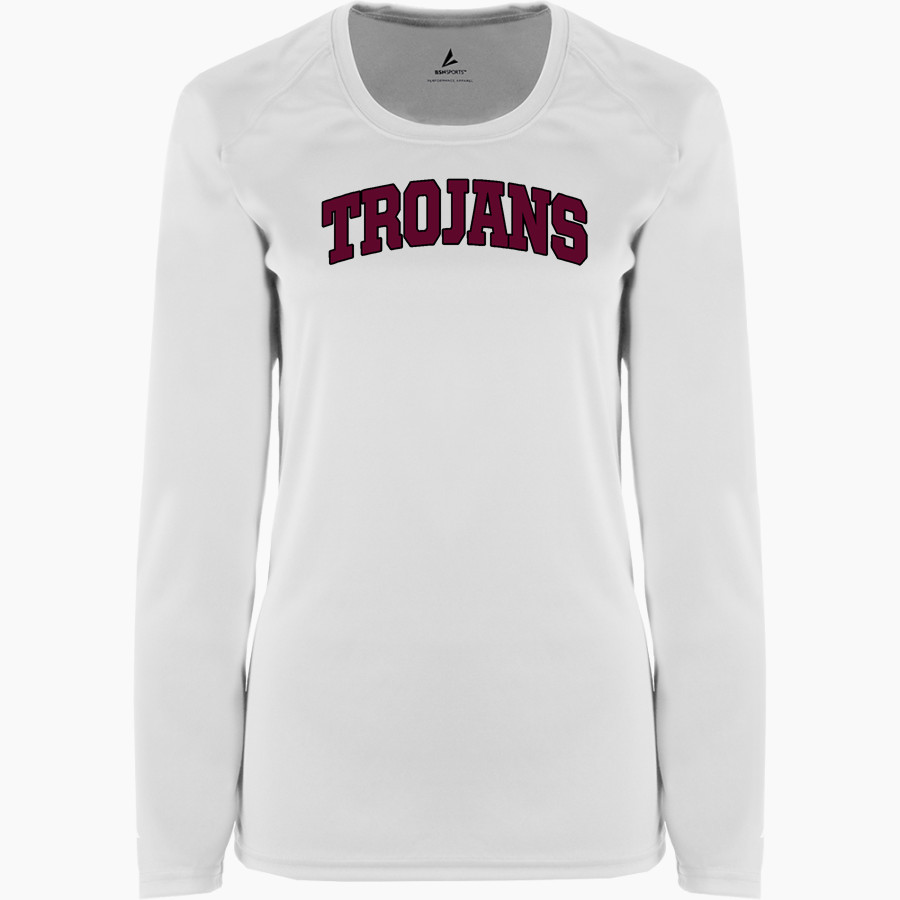 North Crawford Trojans <span class="pdp-name-mascot">North Crawford Trojans</span> BSN SPORTS Women's Phenom Long Sleeve T-Shirt