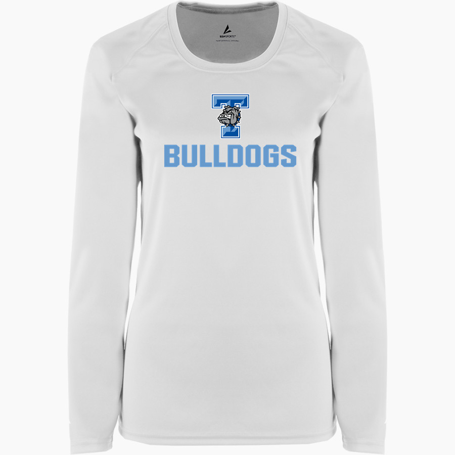 TAHOKA HIGH SCHOOL BULLDOGS <span class="pdp-name-mascot">TAHOKA BULLDOGS</span> BSN SPORTS Women's Phenom Long Sleeve T-Shirt