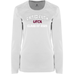 United Faith Christian Academy Store <span class="pdp-name-mascot">United Faith Falcons</span> BSN SPORTS Women's Phenom Long Sleeve T-Shirt Front Thumbnail