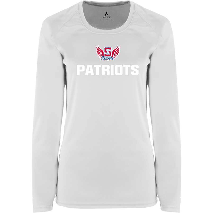 Southern Alamance Patriots <span class="pdp-name-mascot">Southern Alamance Patriots</span> BSN SPORTS Women's Phenom Long Sleeve T-Shirt