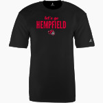 HEMPFIELD HIGH SCHOOL BLACK KNIGHTS <span class="pdp-name-mascot">HEMPFIELD BLACK KNIGHTS</span> BSN SPORTS Youth Phenom Short Sleeve T-Shirt Front Thumbnail