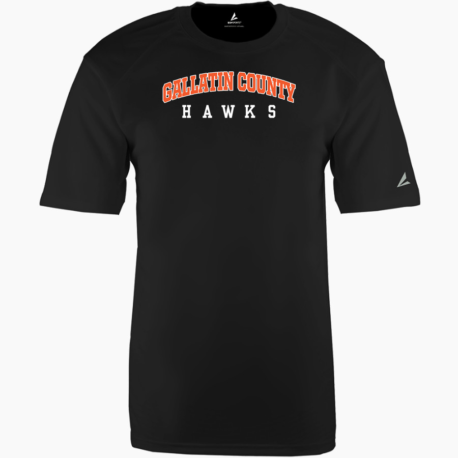GALLATIN COUNTY HIGH SCHOOL HAWKS <span class="pdp-name-mascot">GALLATIN COUNTY HAWKS</span> BSN SPORTS Youth Phenom Short Sleeve T-Shirt