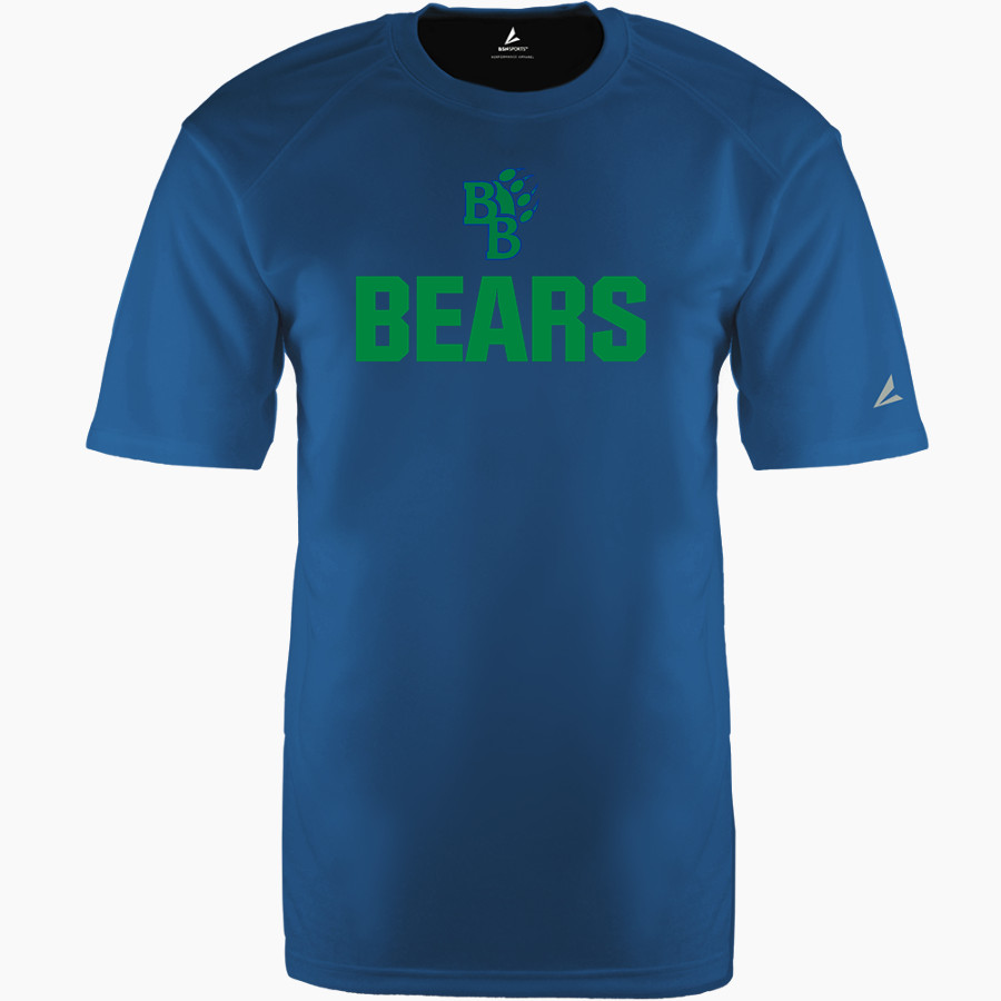 The Blake School BEARS ONLINE STORE <span class="pdp-name-mascot">Blake Bears</span> BSN SPORTS Youth Phenom Short Sleeve T-Shirt