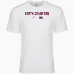 North Crawford Trojans BSN SPORTS Youth Phenom Short Sleeve T-Shirt Front Thumbnail
