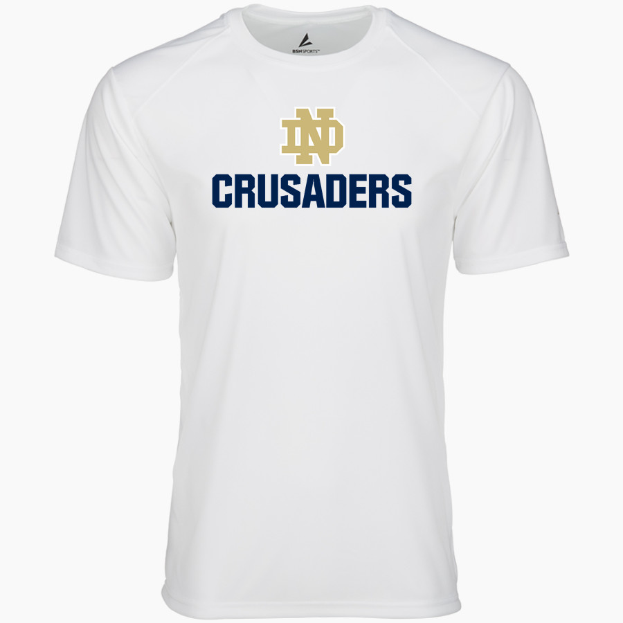 NOTRE DAME HIGH SCHOOL CRUSADERS BSN SPORTS Youth Phenom Short Sleeve T-Shirt