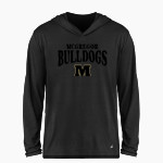 MCGREGOR HIGH SCHOOL BULLDOGS BSN SPORTS Men's Ultimate Long Sleeve Performance Hoodie Tee Front Thumbnail