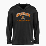 Sycamore Longhorns <span class="pdp-name-mascot">Sycamore Elementary School Longhorns</span> BSN SPORTS Men's Ultimate Long Sleeve Performance Hoodie Tee Front Thumbnail