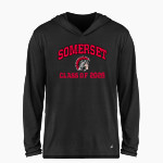 SOMERSET HIGH SCHOOL SPARTANS <span class="pdp-name-mascot">SOMERSET SPARTANS</span> BSN SPORTS Men's Ultimate Long Sleeve Performance Hoodie Tee Front Thumbnail