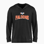 VOLUNTEER HIGH SCHOOL FALCONS <span class="pdp-name-mascot">VOLUNTEER FALCONS</span> BSN SPORTS Men's Ultimate Long Sleeve Performance Hoodie Tee Front Thumbnail