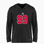 APPLETON EAST PATRIOTS BSN SPORTS Men's Ultimate Long Sleeve Performance Hoodie Tee Front Thumbnail