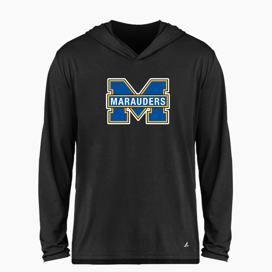 MIRA MESA HIGH SCHOOL MARAUDERS <span class="pdp-name-mascot">MIRA MESA MARAUDERS</span> BSN SPORTS Men's Ultimate Long Sleeve Performance Hoodie Tee