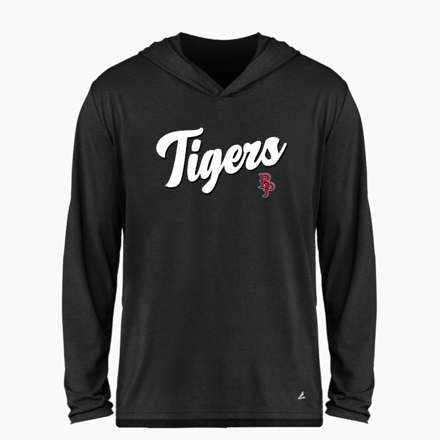 Belle Plaine Tigers BSN SPORTS Men's Ultimate Long Sleeve Performance Hoodie Tee