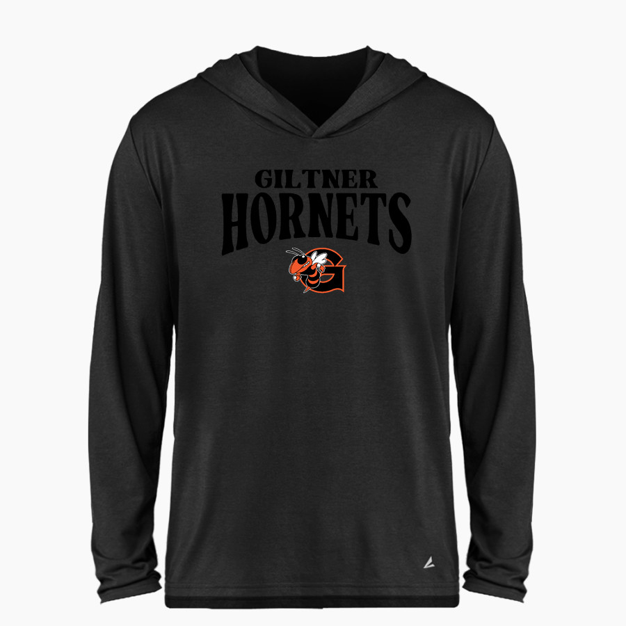 Giltner Hornets <span class="pdp-name-mascot">Giltner Hornets</span> BSN SPORTS Men's Ultimate Long Sleeve Performance Hoodie Tee