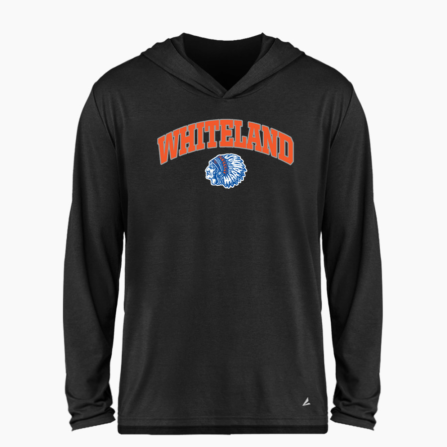 Whiteland Warriors BSN SPORTS Men's Ultimate Long Sleeve Performance Hoodie Tee