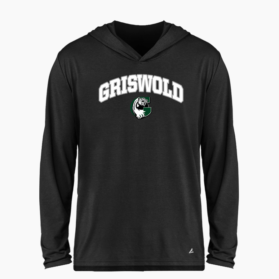 Griswold Grizzlies <span class="pdp-name-mascot">Griswold Grizzlies</span> BSN SPORTS Men's Ultimate Long Sleeve Performance Hoodie Tee