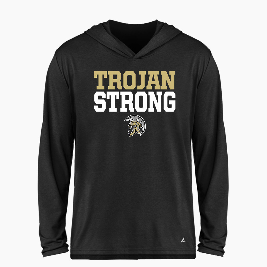 HOT SPRINGS HIGH SCHOOL TROJANS <span class="pdp-name-mascot">HOT SPRINGS TROJANS</span> BSN SPORTS Men's Ultimate Long Sleeve Performance Hoodie Tee