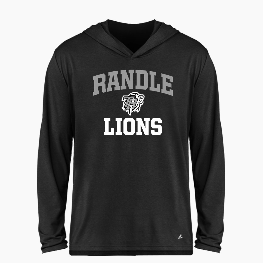 Dr. Thomas Randle Lions <span class="pdp-name-mascot">Thomas Randle HS Lions</span> BSN SPORTS Men's Ultimate Long Sleeve Performance Hoodie Tee