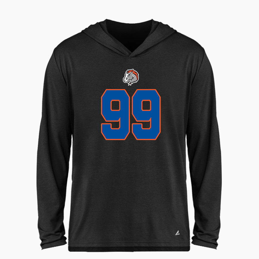 YES PREP NORTH CENTRAL HIGH SCHOOL TRAILBLAZERS <span class="pdp-name-mascot">YES PREP NORTH TRAILBLAZERS</span> BSN SPORTS Men's Ultimate Long Sleeve Performance Hoodie Tee