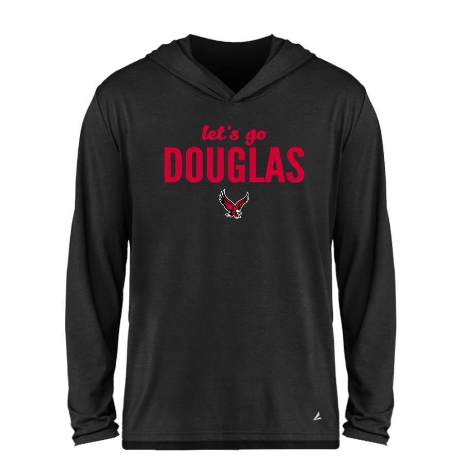 DOUGLAS HIGH SCHOOL EAGLES <span class="pdp-name-mascot">DOUGLAS EAGLES</span> BSN SPORTS Men's Ultimate Long Sleeve Performance Hoodie Tee