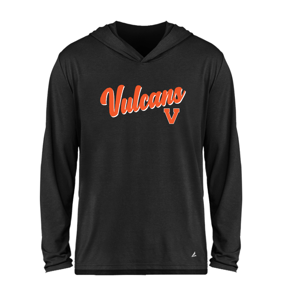 VASSAR HIGH SCHOOL VULCANS <span class="pdp-name-mascot">VASSAR VULCANS</span> BSN SPORTS Men's Ultimate Long Sleeve Performance Hoodie Tee
