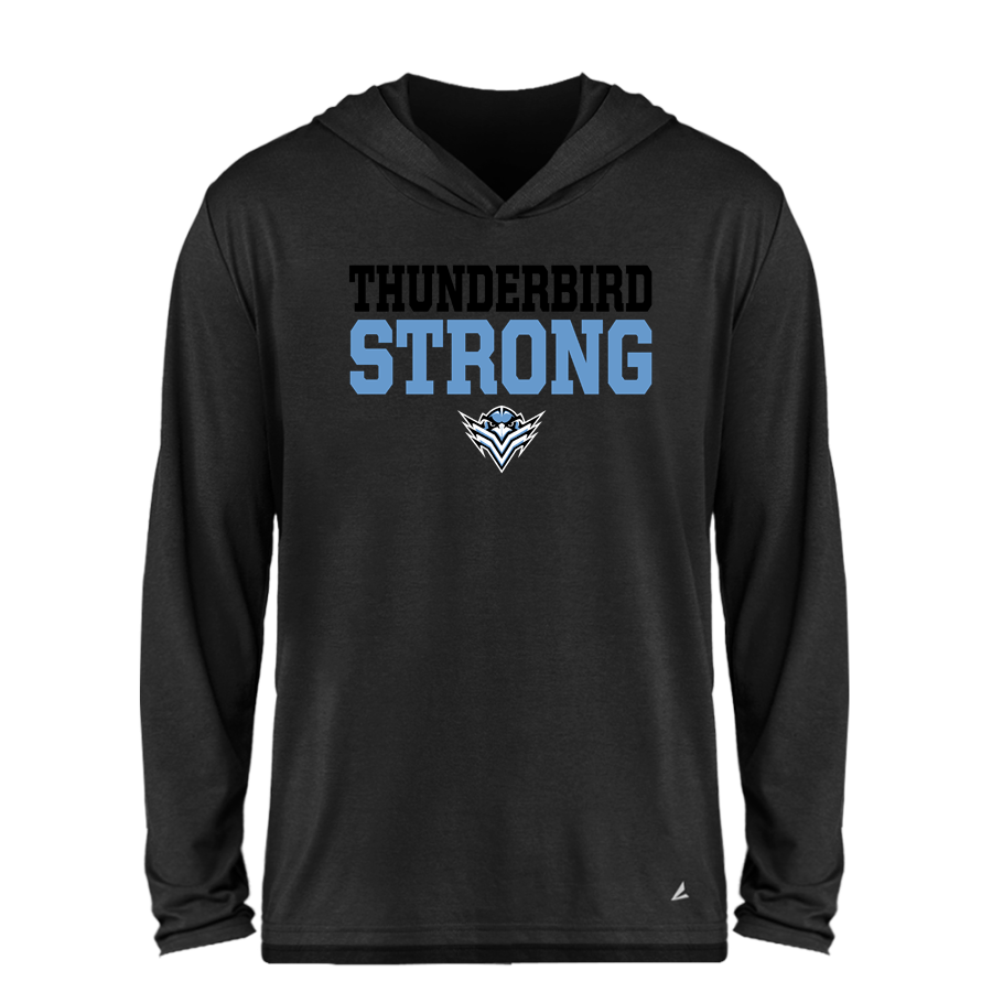 CHEYENNE EAST HIGH SCHOOL THUNDERBIRDS <span class="pdp-name-mascot">CHEYENNE EAST THUNDERBIRDS</span> BSN SPORTS Men's Ultimate Long Sleeve Performance Hoodie Tee