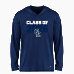 Oswego East Wolves <span class="pdp-name-mascot">Oswego East Wolves</span> BSN SPORTS Men's Ultimate Long Sleeve Performance Hoodie Tee Front Thumbnail
