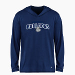 Westerly Bulldogs <span class="pdp-name-mascot">Westerly Bulldogs</span> BSN SPORTS Men's Ultimate Long Sleeve Performance Hoodie Tee Front Thumbnail