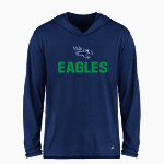 Reynolds Mountain Eagles BSN SPORTS Men's Ultimate Long Sleeve Performance Hoodie Tee Front Thumbnail
