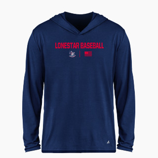 BSN SPORTS Men's Ultimate Long Sleeve Performance Hoodie Tee