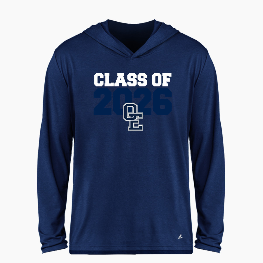 Oswego East Wolves <span class="pdp-name-mascot">Oswego East Wolves</span> BSN SPORTS Men's Ultimate Long Sleeve Performance Hoodie Tee